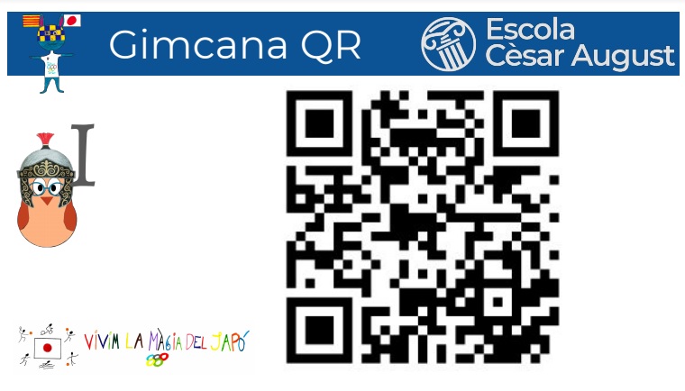 WARHOLSPORT's tweet photo. En el marc del projecte educatiu "vivim la màgia del Japó" els alumnes de 5é @ECesarAugust hem realitzat una gimcana a #EF amb #codisqr sobre els #JocsOlímpics #Tokyo2021 #edufis #PE #Gimcana https://t.co/n5p0VxCPpu https://t.co/KsomUSLDjE
