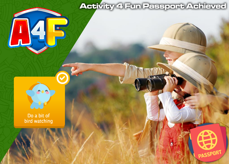 Activity4Fun's tweet image. Activity 4 Fun Activity Passport Home School Challenge - Do a bit of bird watching #A4F #ActivityPassport #Active #School #Children #Fun #ActiveHomeSchool #homeschool #homeschooling #RandomActOfWildness