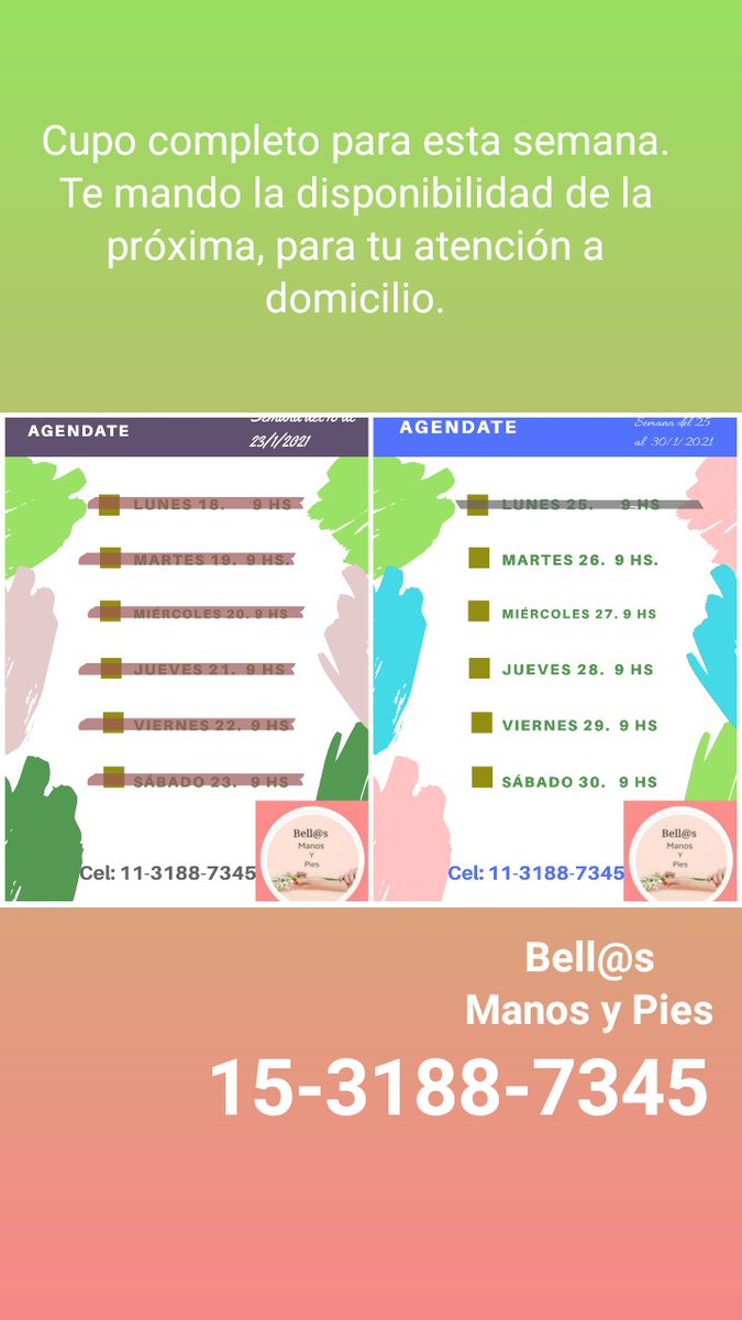 BellsManosyPie2's tweet photo. Alguna pregunta o consulta❓#Adomicilio #zonanorte #zonanoroeste #GranBsAs #ManicuriaIntegral #PedicuriaIntegral #salud #emergencias #dolor #infecciones #inflamaciones 

FACEBOOK: @BellosManosYPies

INSTAGRAM: @bellasmanosypies

.📲15-3188-7345⁣

.⁣📧  bmyp2017@gmail.com https://t.co/PJilAxm5ae