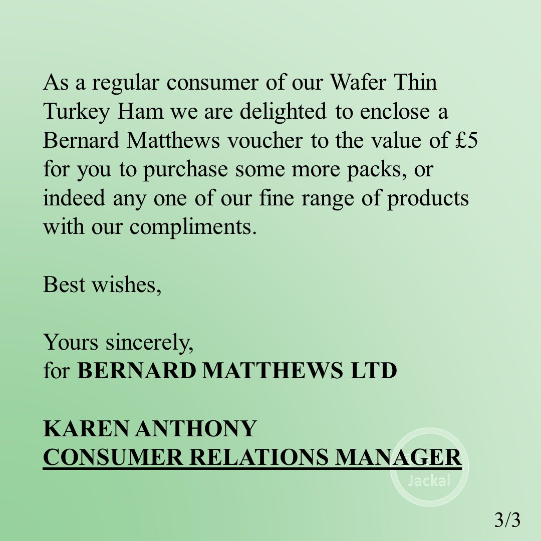 LetterJackal's tweet photo. 2/2 The wonderful @BernardMtthws team in 2008 teaching me about #ham (plus a voucher(!)). 
Did you know you can make ham from any animal!? The mind boggles.

#ham #genetics #limpycat #turkeydinosaurs #britishfarming #britishfood #food #letter #letterwriting #penpals #wisdom #gull https://t.co/95MIYX5OQU