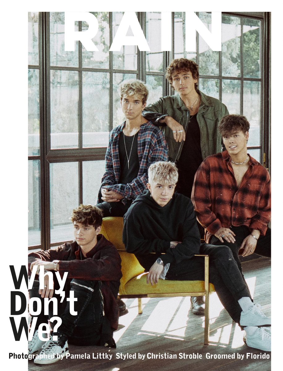 DailyUpdatesWDW's tweet photo. 『NEW』 

@whydontwemusic via Rain Magazine 

link: https://t.co/bkFc9xE2dU https://t.co/m1QdE2nPRH