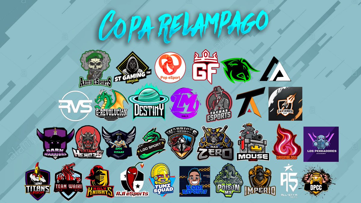 #ClashRoyale
Damos la bienvenida a los 32 equipos que lucharan por coronarse campeónes de esta 1ra edición de la #coparelampago, les deseamos suerte a todo, quien se llevara la orejona?
Agradecemos el diseño @TwentyChriis