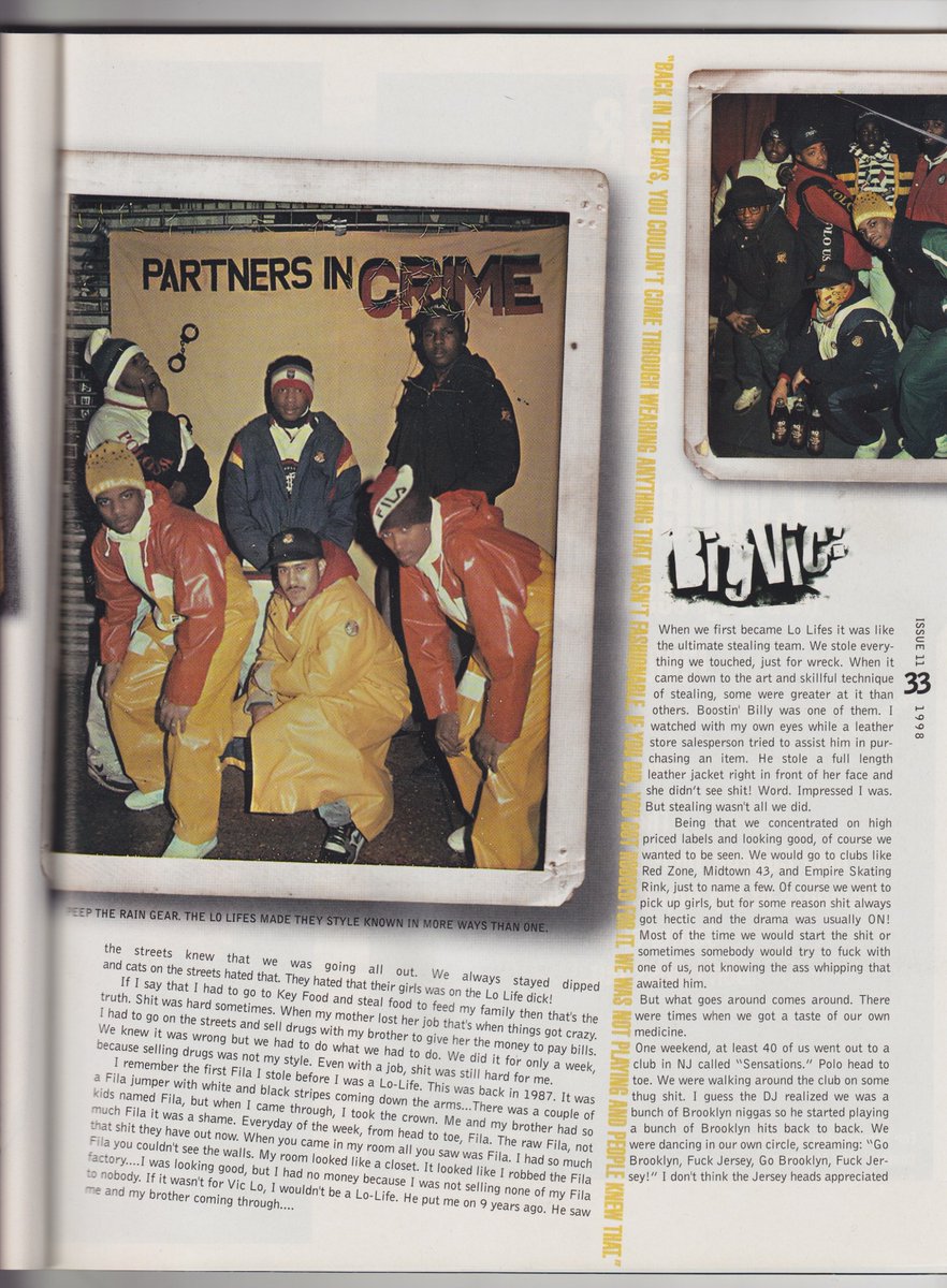 Scans from a 1998 article from Hip-Hop magazine Stress: