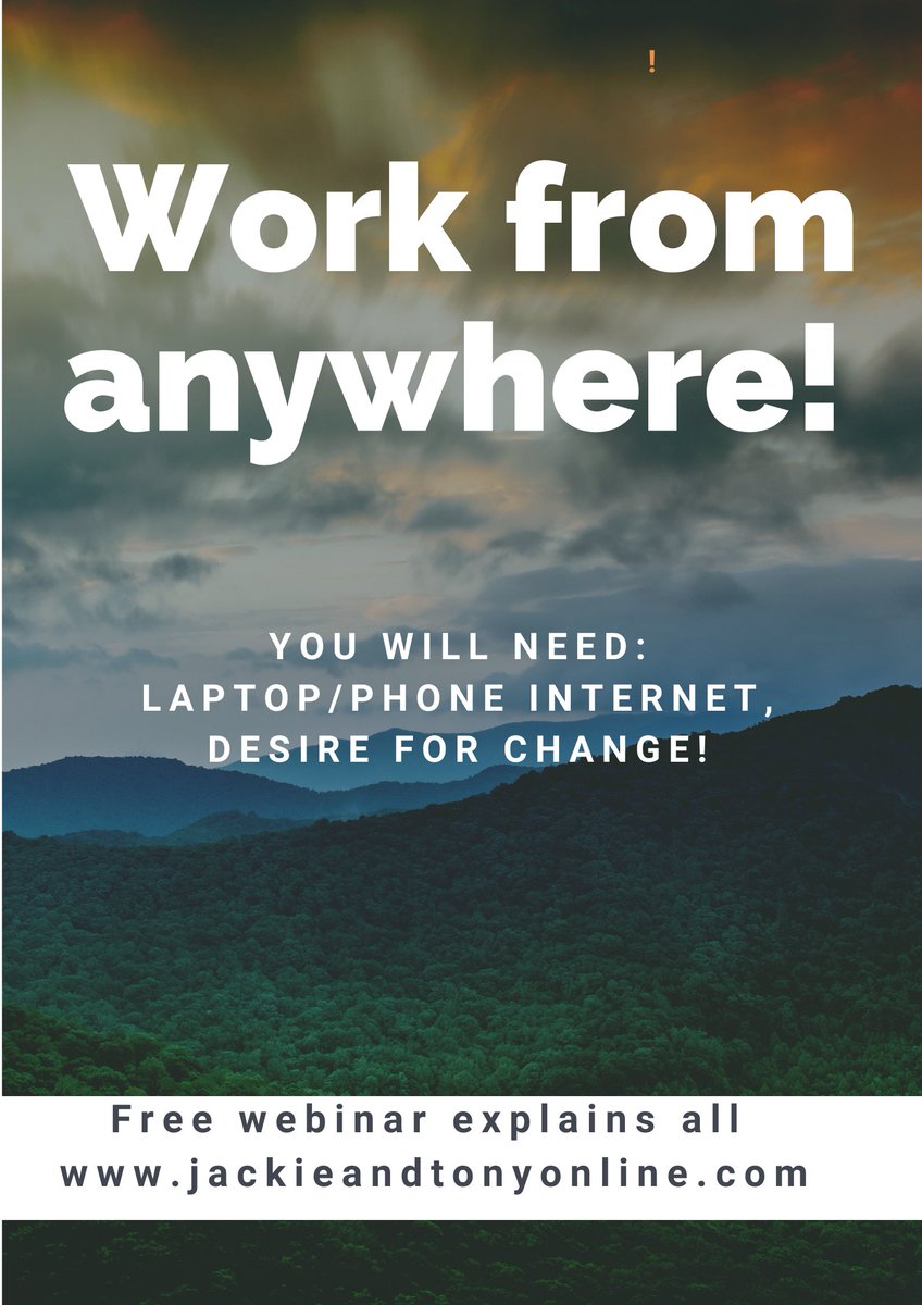 jackieandtonyo1's tweet photo. We started an online business using a proven system.
We watched a webinar and it changed our lives.
Take a look there is nothing to lose
https://t.co/mzDbwCKNF4
#beyourownboss #startanonlinebusiness
#freeworkshop https://t.co/ApzfHJYi5E