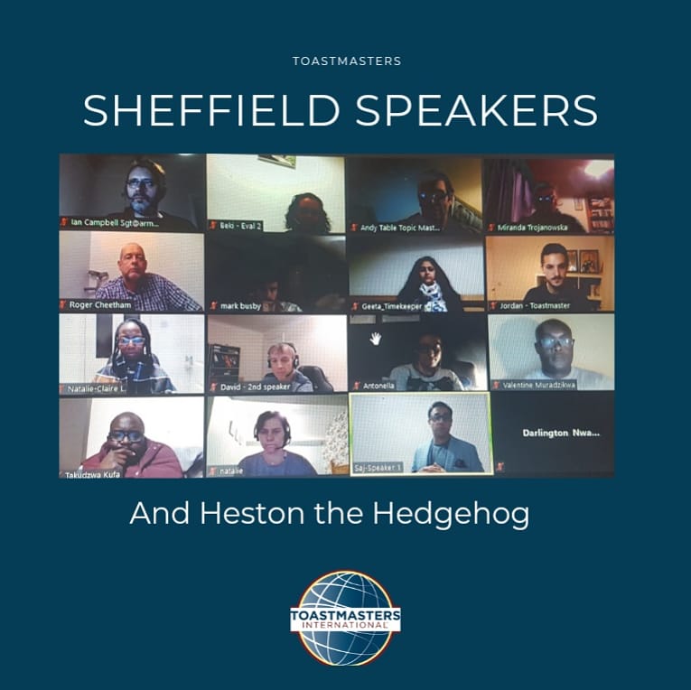 SpeakSheffield's tweet photo. Hedgehogs need Heroes, was one of the speeches this evening. Do you feel like a hero when you walk on stage? Or would you rather curl up in a ball and hide? 

#sheffield #sheffieldbusiness #sheffieldissuper
#publicspeaking https://t.co/lr6ZOr8Y4J