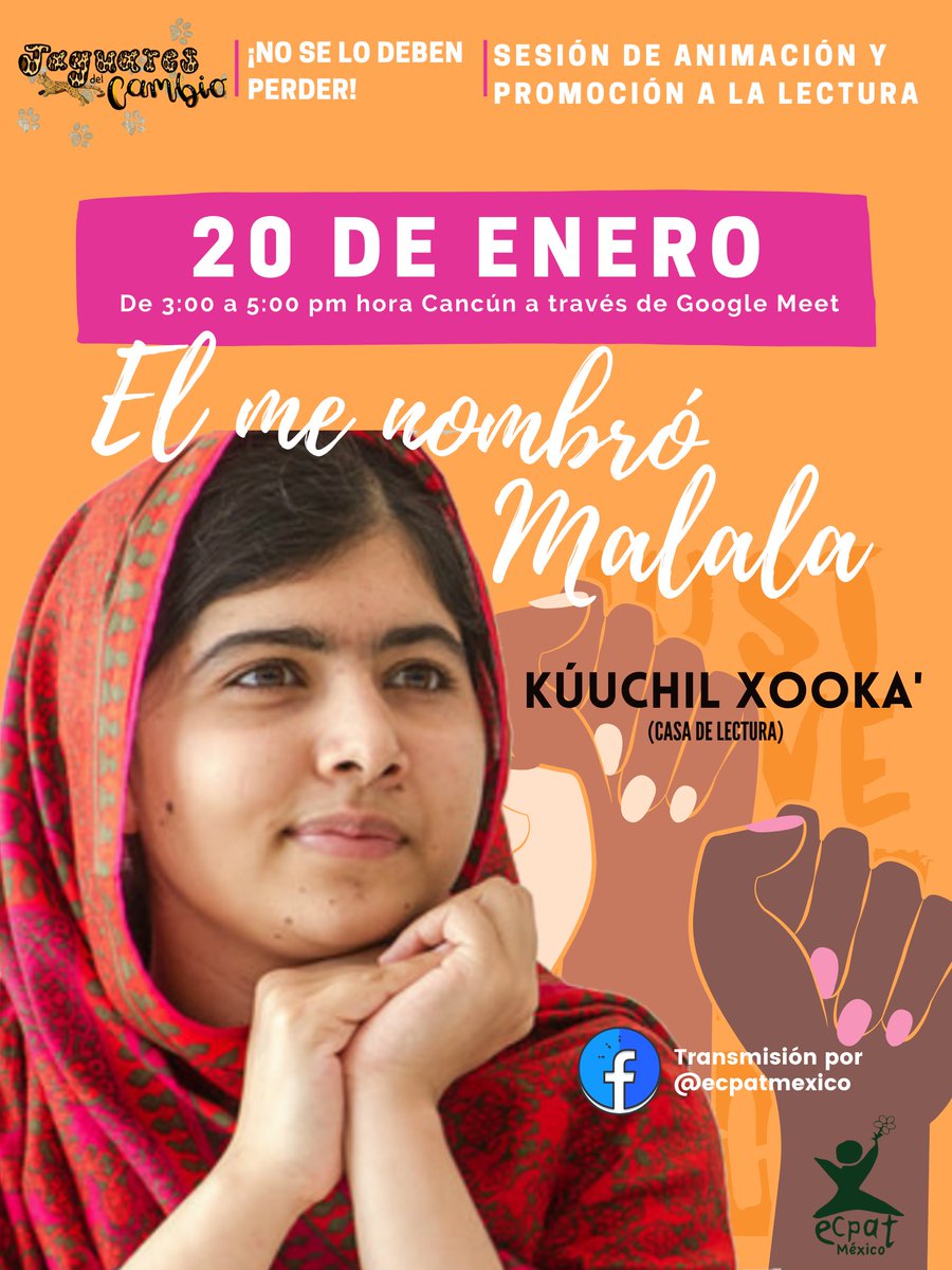 EcpatMexico's tweet photo. El #dercho a la #educación es central en el desarrollo de todas las #niñas y #niños.
Te invitamos a conocer la historia de una joven que ha luchado contra viento y marea, para que este derecho sea una realidad en su país.
Síguenos por FACEBOOCK 👀
2:00 pm CdMex
3:00 pm Cancún https://t.co/vuC2W0a3kj