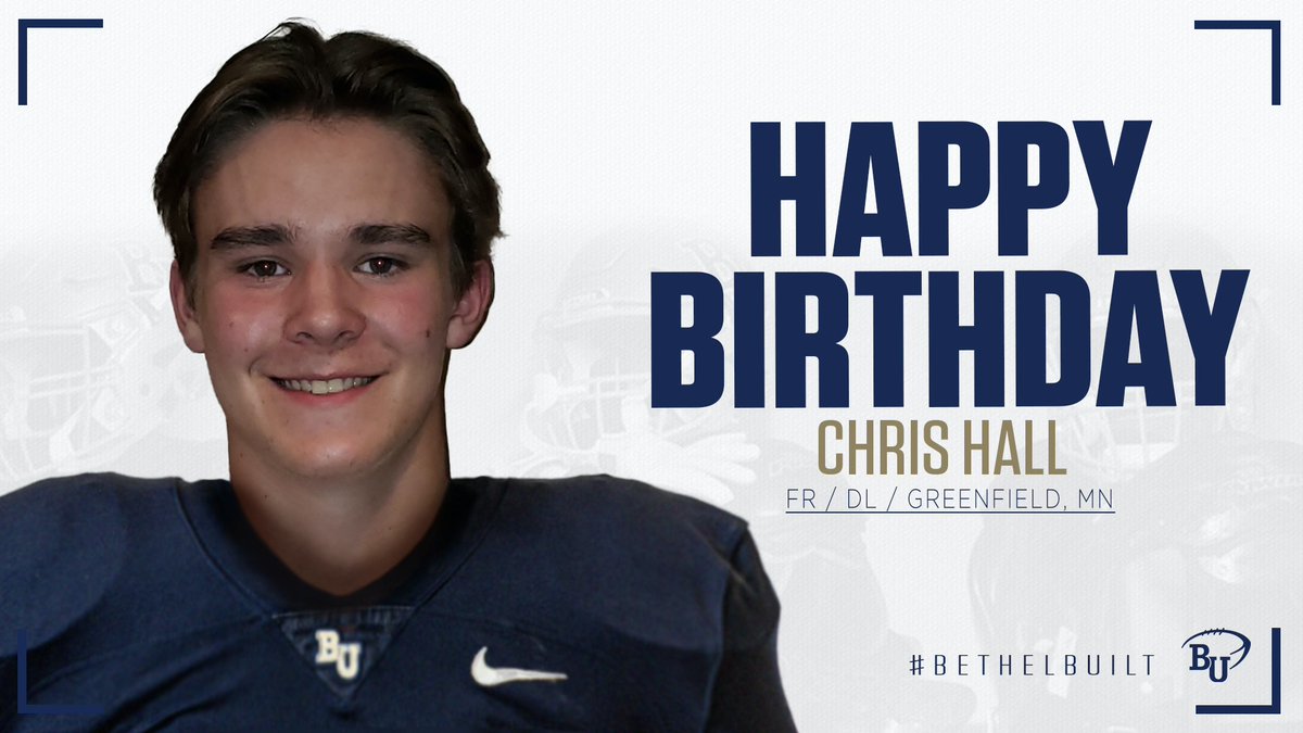 BethelRoyalsFB's tweet photo. Happy Birthday Chris Hall 🎂 https://t.co/O76AmCHRFH