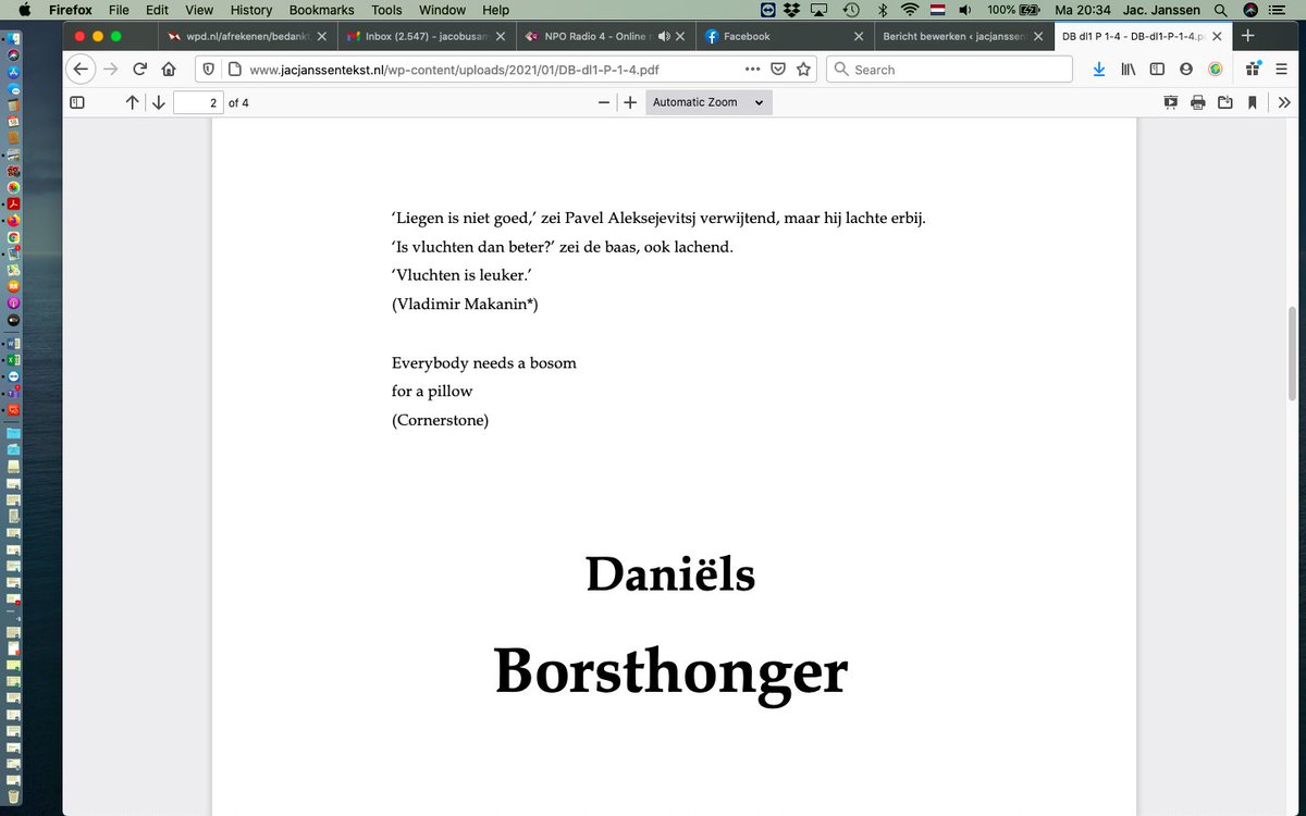 Vanaf vandaag via mijn website, stukjes van mijn roman (onder pseudoniem).
Daniëls borsthonger – een voorproefje jacjanssentekst.nl/daniels-borsth…