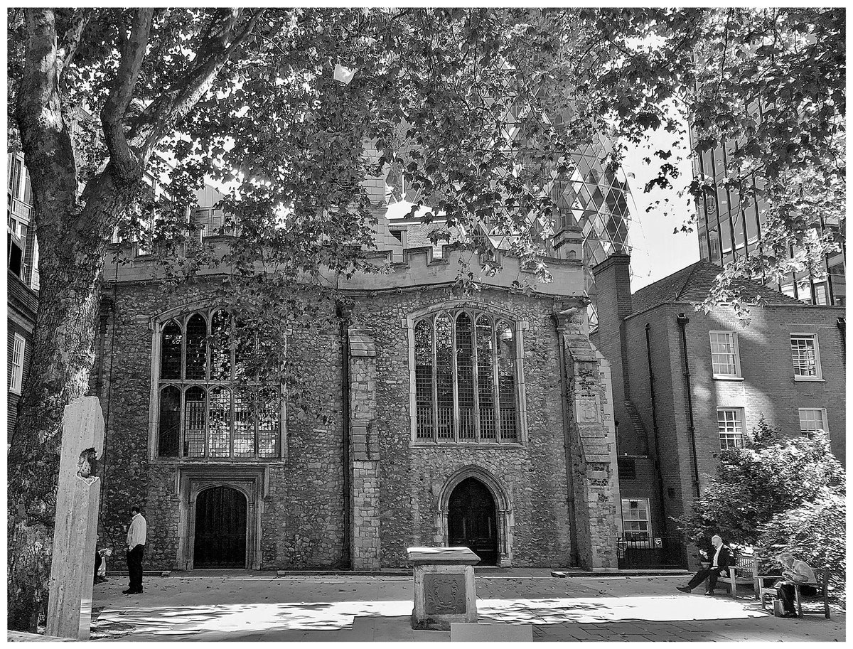 ... and as it looks now. The church exterior is much the same despite the effects of two IRA bombings...