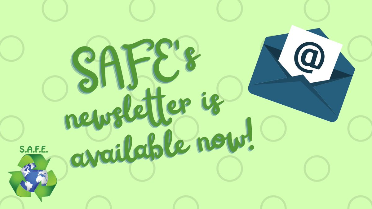 SAFE's January 2021 Newsletter is available now! - mailchi.mp/6b5daf6d9033/j…