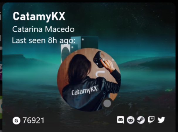 If you go to my profile, you will see some icons for external social networks. This feature has been available on Game Bar and the Xbox PC app for over a year now, but I really wanted to bring it to console so people can link their accounts and enable cross-social connections 