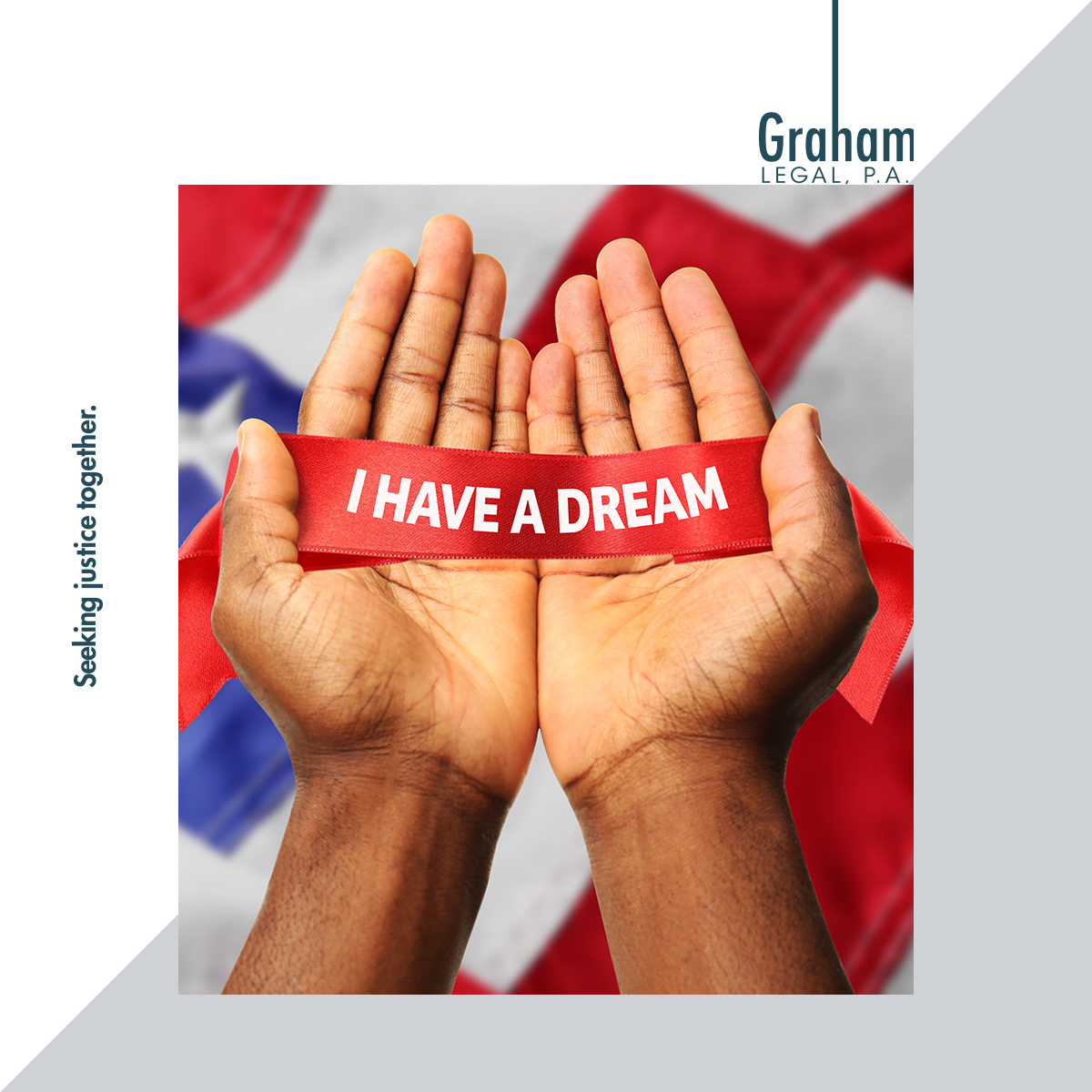 GrahamLegalPA's tweet image. Happy #MartinLutherKingJr. Day from the offices of #GrahamLegal, P.A.