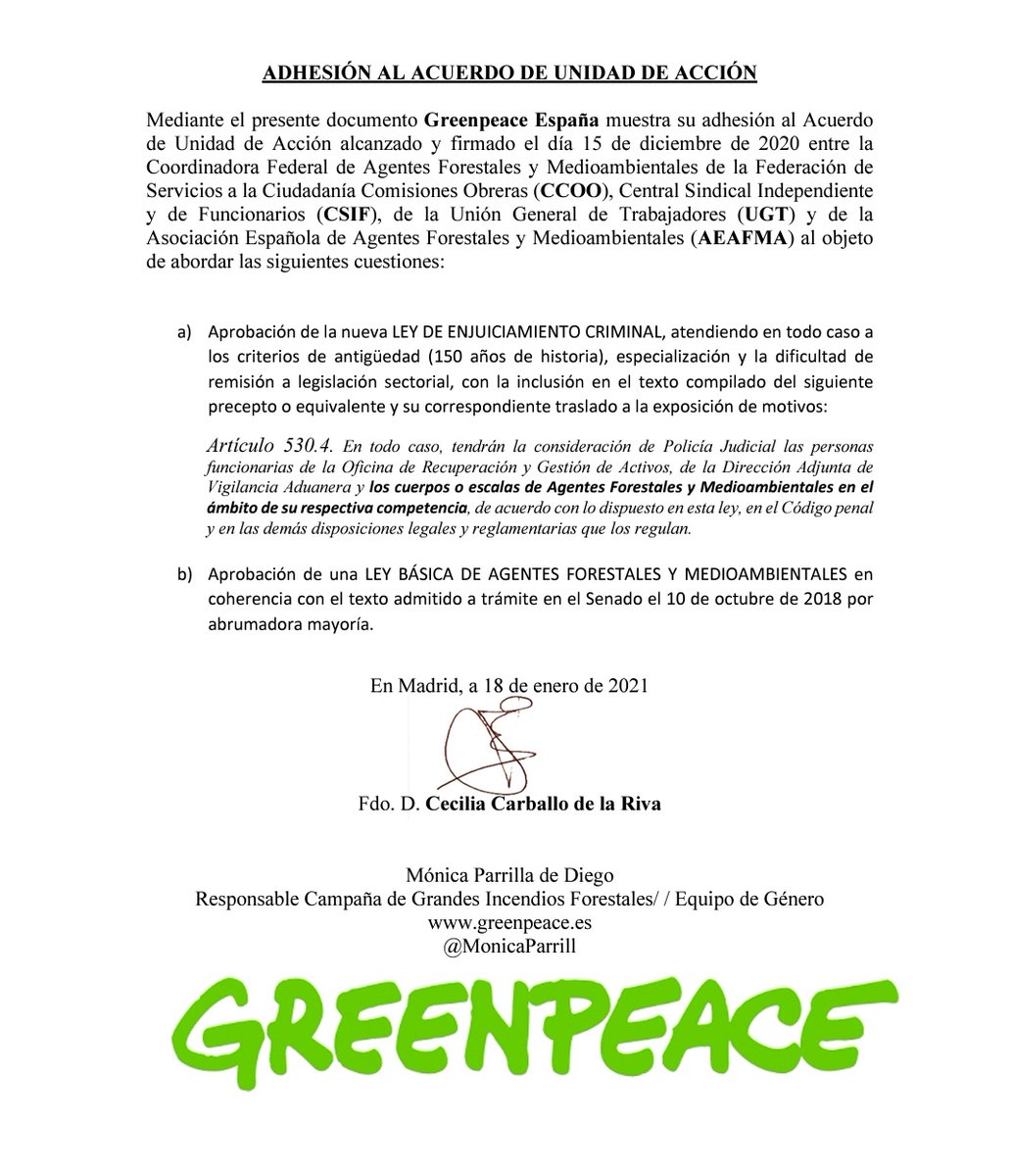 AEAFMA's tweet photo. Especiales apoyos a la unidad de acción para que los Cuerpos de #AgentesMedioambientales puedan mejorar y seguir defendiendo el patrimonio medioambiental, como viven haciendo desde hace más de 140 años.

➡️#LecrimAgentesForestales
➡️#LeyBásicaAAMM

#PolicíaMedioambiental https://t.co/rwE2KmCe9V