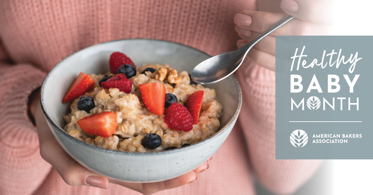 AmericanBakers's tweet photo. Women who could become pregnant can hit the daily recommended amount of folic acid by consuming a bowl of breakfast cereal that has 100% of the value of folic acid per serving.
#GetGrains #HealthyBabyMonth #AmericanBakers https://t.co/v8VCMDjVgH