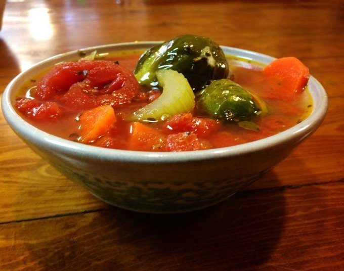 This is listed as "Italian vegetable soup."