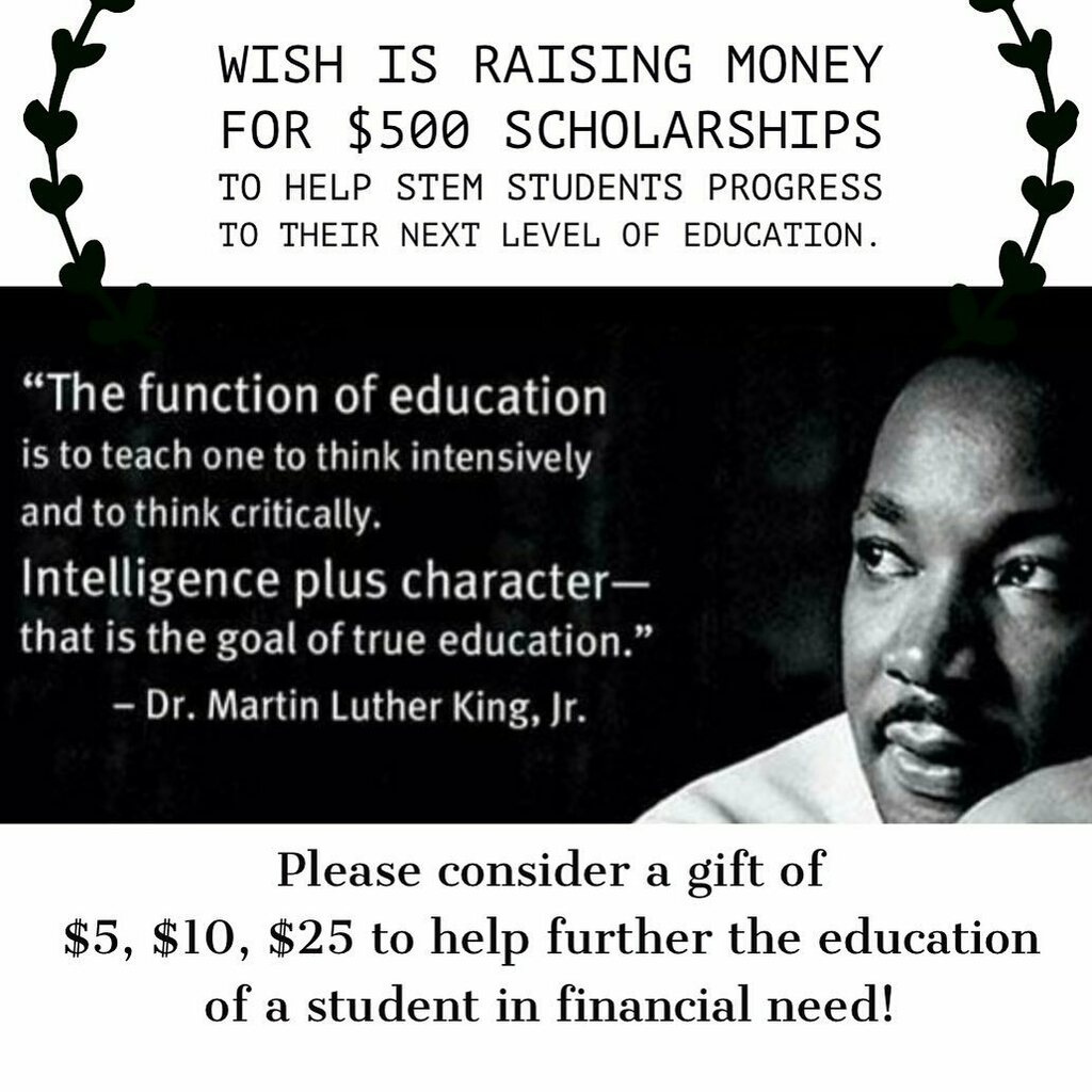 WentySciHealth's tweet photo. Click to donate - https://t.co/FcYMrSYJk5
#mlk #stem #stemscholarship #stemtoday https://t.co/IlwDNez9AE https://t.co/ZfpP2TZx00
