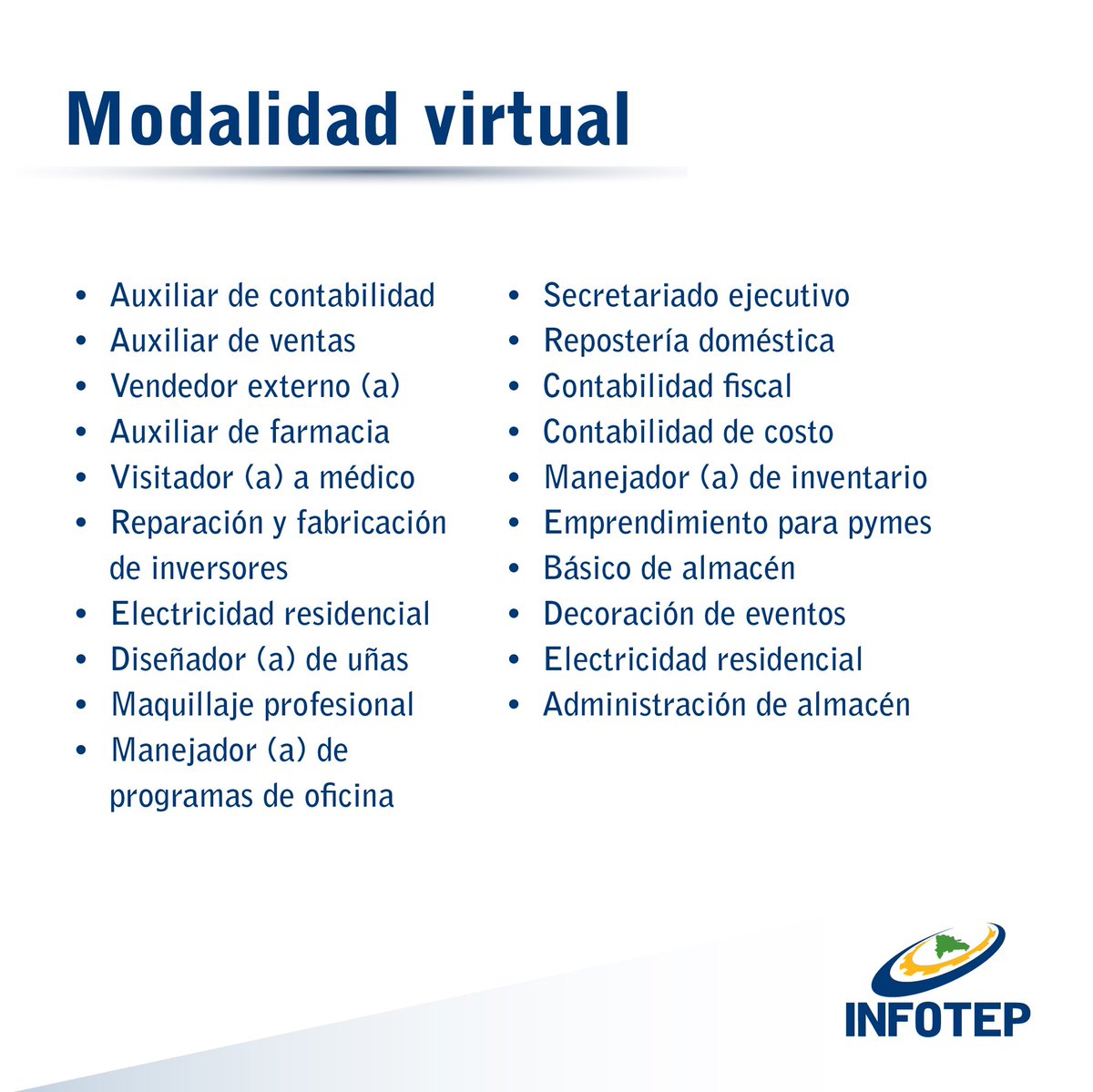Instituto Nacional Formación Técnico Profesional tweet media
