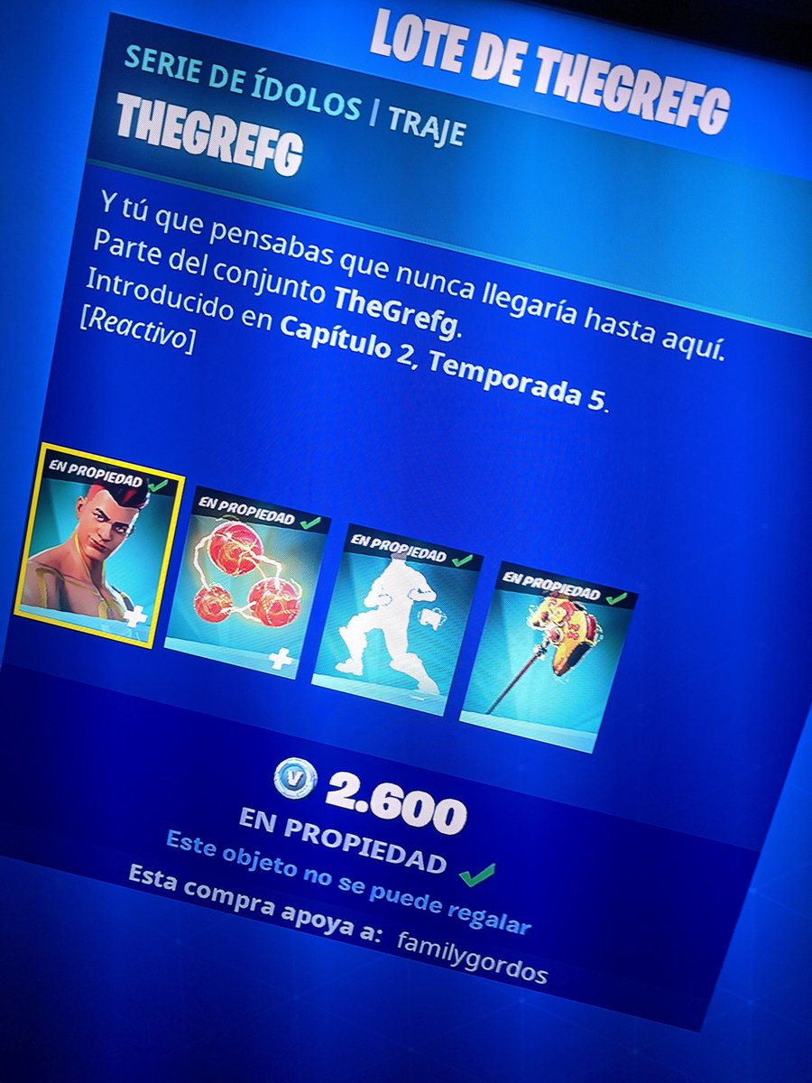 RubenSequi's tweet photo. @TheGrefg  ayer me pille tu skins y gane mi primera partida con la skin

Muy guapas las fases  💪💪💪 https://t.co/Em4wGpvyeS