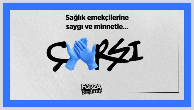 forzabesiktas's tweet photo. Bu karanlık manzara aydınlansın diye, içinin beyazlığı dışına vurmuş, durup dinlenmeden, insandan el çekmeyen bütün doktorlara, sağlık emekçilerine minnettarız... https://t.co/Cai5z9OgcL