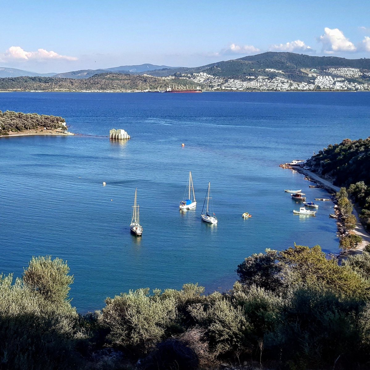 mehtapmac's tweet image. Binlerce yıllık açık hava müzesi #İasosAntikKenti'ne yükleme/boşaltma limanı yapılmak isteniyor! Tamamı SİT alanı olan adaya 'ÇED gerekli değildir' raporu verildi. Mandalya Körfezi'ne, egenin bu şirin köyüne nasıl kıyacaksınız? #Kıyıkışlacık