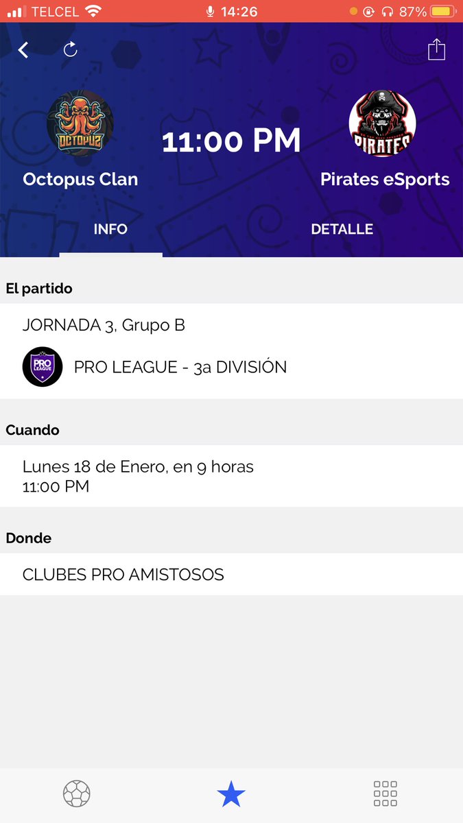 OctopusGaming0's tweet photo. HOY SE JUEGA PRO LEAGUE DE @SOCCERiD10 ⚽️🎮
🆚 ( @PiratesFC5 )
⏰ (11:00 PM) 
🏆 (3ra División ) 
▶️ Transmisión en vivo: (https://t.co/OJxECMI9rh)
#SOCCERiD | #PROLEAGUE | #ProClubs | #XBOX | #eSports | #FIFA21 | #ClubesPRO https://t.co/k3Yn0Rs3OI
