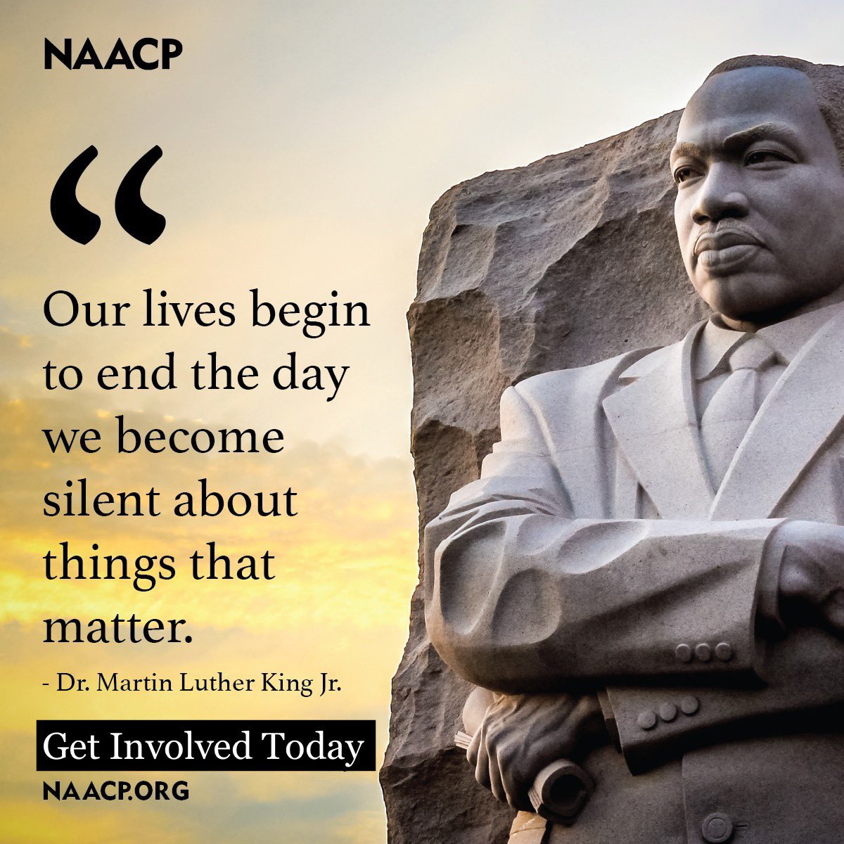 Today we honor and project the proud legacy of Martin Luther King, Jr. 

Martin Luther King, Jr. was a social activist and Baptist minister who played a key role in the American civil rights movement from the mid-1950s. His powerful words and dedication has helped us greatly.