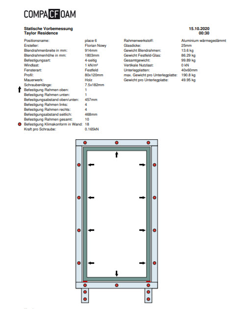 ThermalBridging's tweet photo. #compacfoam supports windows positioned within exterior insulation preventing #thermalbridging in window openings. Calculations available for screw locations and correct density.  #https://www.youtube.com/watch?v=5sSKsKB9doc, #passivehouse #passivebuilding #buildingenvelope https://t.co/IHl5IfP86P