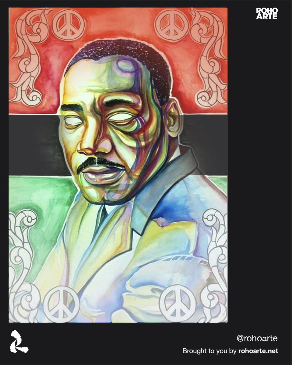 RohoArte's tweet photo. “The quality of ones life is what’s important, not the longevity.” -Martin Luther King JR. #MLKDay #rohoarte #IHaveADream #teacher #artist #instructor #creative https://t.co/orhUw5qBAO