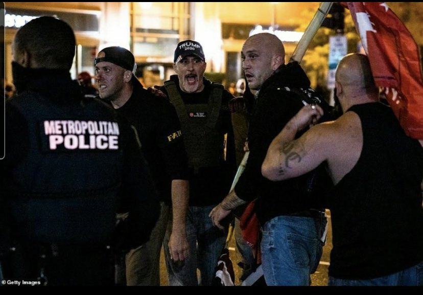 i spoke with hampton russell ouellette, the self proclaimed leader of the virginia proud boys. he denies having traveled to DC for rallies and denies having posted photographs of himself at those rallies. (see below for photos he posted of himself at a rally in dc)  https://twitter.com/rwparlerwatch/status/1337606840822067211