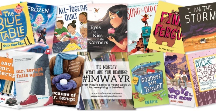 It’s Monday! What are YOU reading? wp.me/p76gBA-1gU ❤️📚💜📖💙 Enjoyed titles from @Mike_Jung @RobBuyea @JoannaHoWrites @MikeBoldt @JaneYolen @HowdyMates @heidieys @lizzyrockwell1 @ChrisRaschka & more! Thanks 2 #imwayr hosts @UnleashReaders & @jvincentwrites #kidlit #MGlit