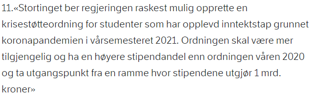 Dette er knallgodt, <a href="/frp_no/">Fremskrittspartiet</a>, <a href="/Arbeiderpartiet/">Arbeiderpartiet</a>, <a href="/Senterpartiet/">Senterpartiet</a>, <a href="/SVparti/">SV</a>.

Nå er det bare ekstraomgangene igjen, og ballen ligger hos <a href="/Regjeringen/">Regjeringen</a> 

nrk.no/norge/overkjor…