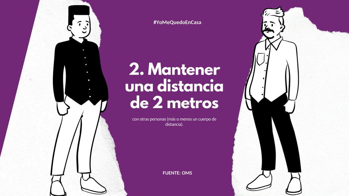 ipsaludf's tweet photo. Sigue estos consejos y ayudarás a #EvitarElContagio del #COVID19:

✔️Evitar las reuniones masivas
✔️Mantener una distancia de 2 metros
✔️Evitar tocar a otras personas

La distancia social frena la propagación del #Coronavirus. https://t.co/1CkXlsSME0