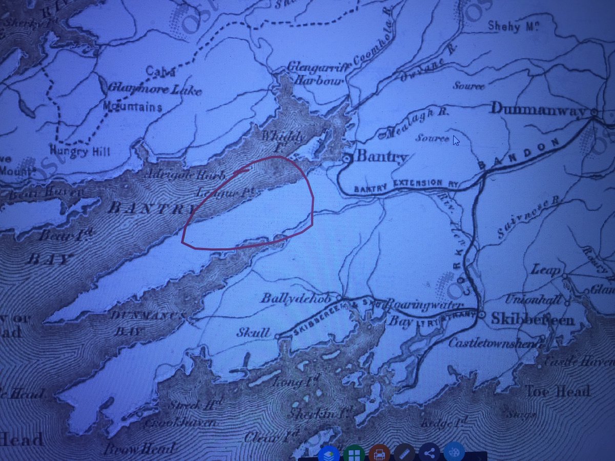 1689, exciting times in Ireland. 1500 men, English, Scottish and Irish were put ashore 12 miles south of Castletownbere by the French Fleet. Among them John Stevens. Their business - war  #Boyne