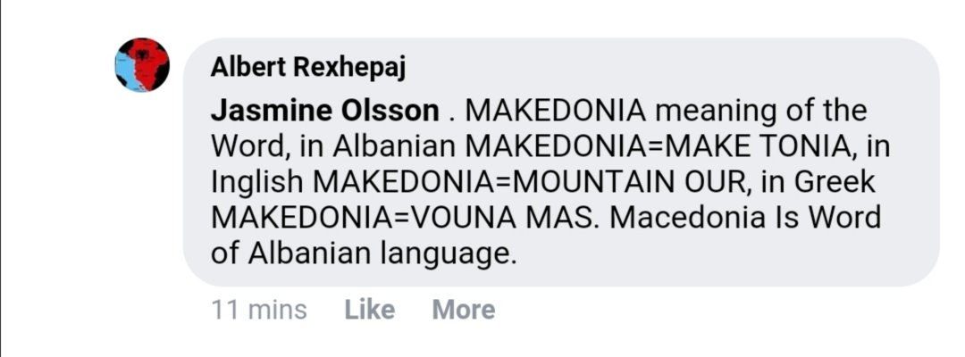 I thought the delusional slavs from #northmacedonia were bad... Until the #albanian/s come along and almost make them look smart. Is the education system to blame? Cheap drugs? Dropped on the head? There must be a reason for this. Imbeciles. #macedonia is Greek in #greece