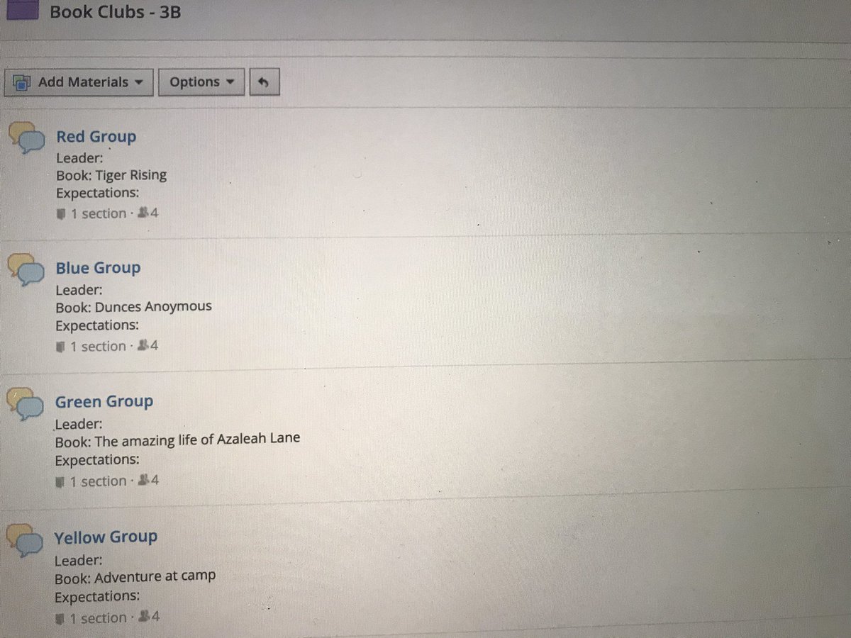 Rifath_Razz's tweet photo. A great way to incorporate virtual learners into book clubs is to assign individual students to a group within schoology. Learners will start taking ownership of their learning. @DCEtrailblazers @CISDLiteracy @DentonCreeklib https://t.co/2A8TMe1tEv