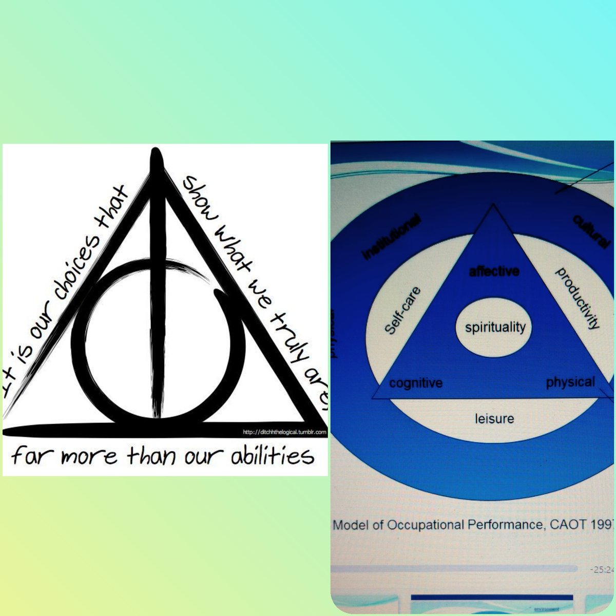 SJButler_OT's tweet photo. When your are studying and you suddenly can unsee what you see...
#deathlyhallows #harrypotter #cmope #OccupationalTherapy #otstudent https://t.co/vybeSpkQ6G