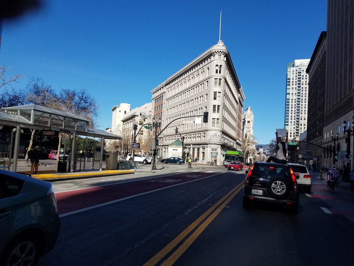 When we talk about defunding police, we are talking about refunding the community. Caravan turns east on 14th Street toward Lake Merritt.  #ReclaimMLK  #ReclaimMLKoak
