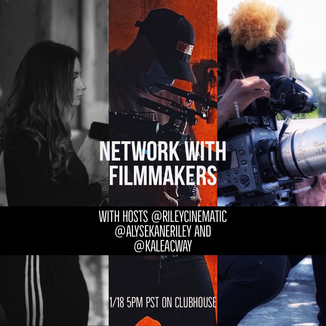 NineXThreeFilms's tweet image. joinclubhouse.com/event/9M1eX5LM