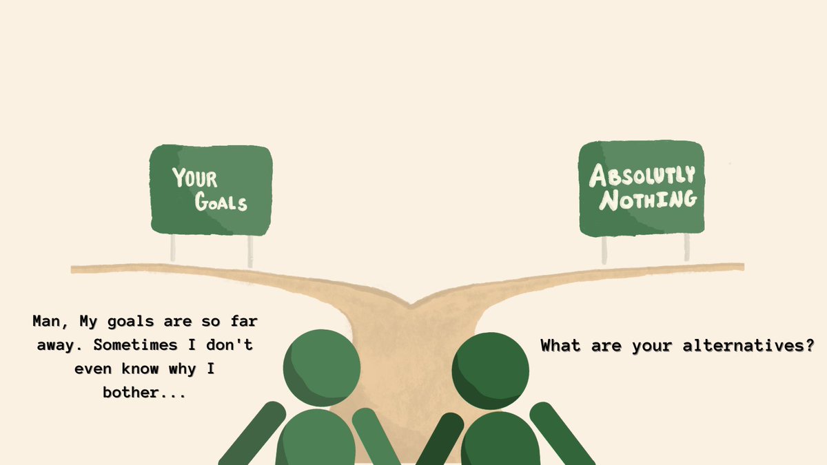 What should you do when you start to doubt yourself?When you start to think about giving up on whatever thing it is you're pursuing?When you think you're not good enough....Well, what would you do if you stopped? 