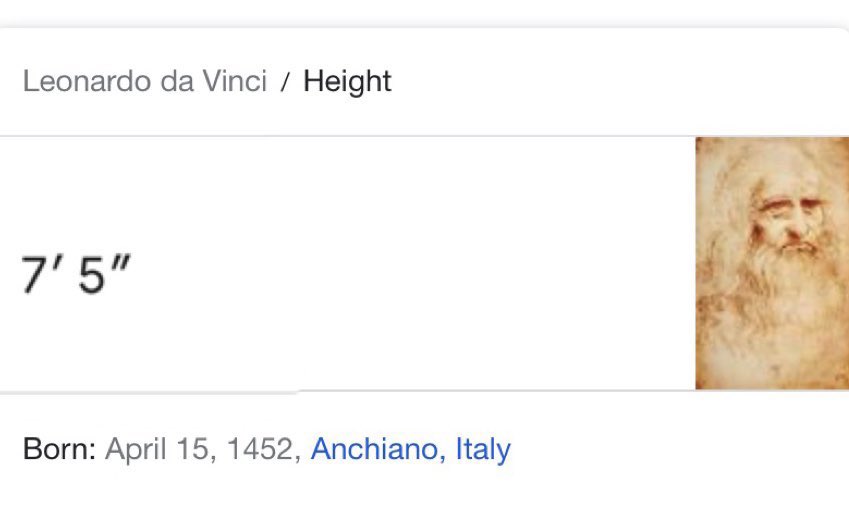 Leonardo da vinci was 7โ5???? Mf was dominating the wrong paint https://t.co/TVEVXvwhcj