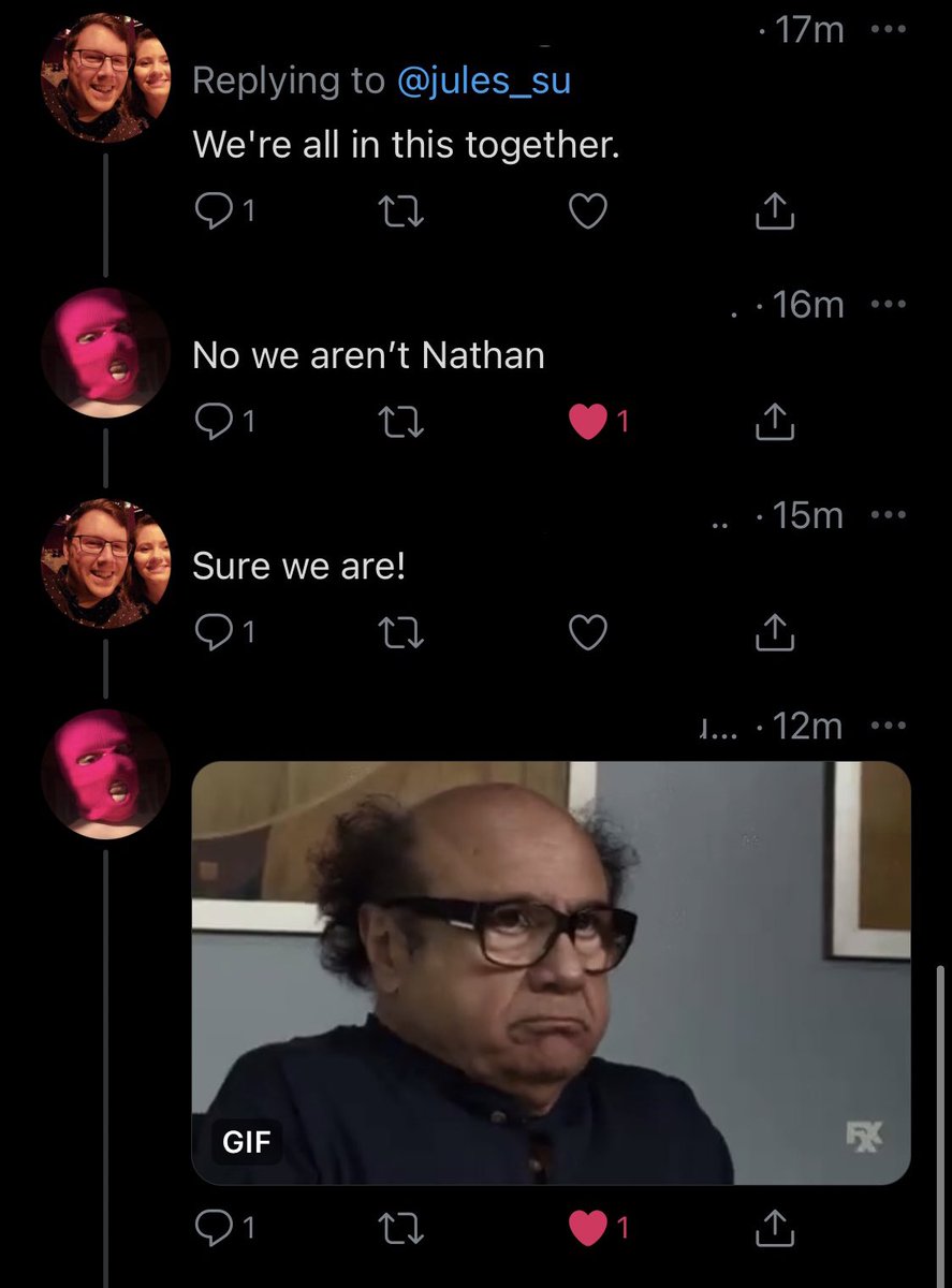 I am SO sorry to put this guy on blast, but this is exactly the energy you people are bringing to the table: