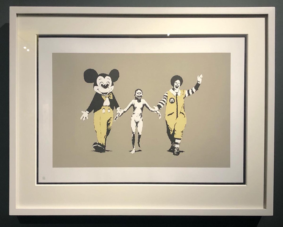 Twitter पर Yuririnpa Vitamin バンクシー展２回目 本当毎度考えさせられる 規則を守ってる人の方がよっぽど怖いって はっとさせられたな 何が正しいか自分で考えなきゃ 自分次第とゆうことを改めて気付かされた 絵を見て社会問題 資本主義の実態を感じさせ