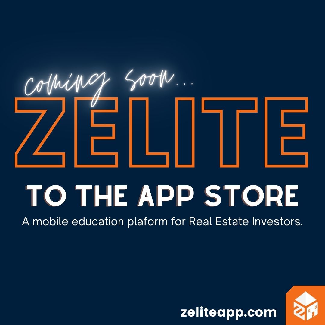 Zelite_app's tweet photo. We are starting off this week with some exciting news! We will SOON be in the App Store available for download. Stay tuned... 🔜
•
•
•

#Zelite #realestate #investing #realestateinvesting #appstore #app #comingsoon #tech #techstartup #startup #realestatelife https://t.co/KXiWZJM6DV