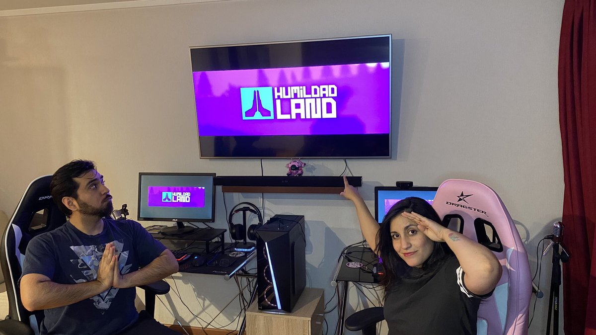 Ksa2_Gamer's tweet photo. Contentos en formar parte de @HumildadLand Es una nueva experiencia en la que esperamos que nos acompañen mañana 23:00 hrs Chile! Por Twitch 💜Humildemente agradecidos #humildadland https://t.co/nSNqPHeTdK