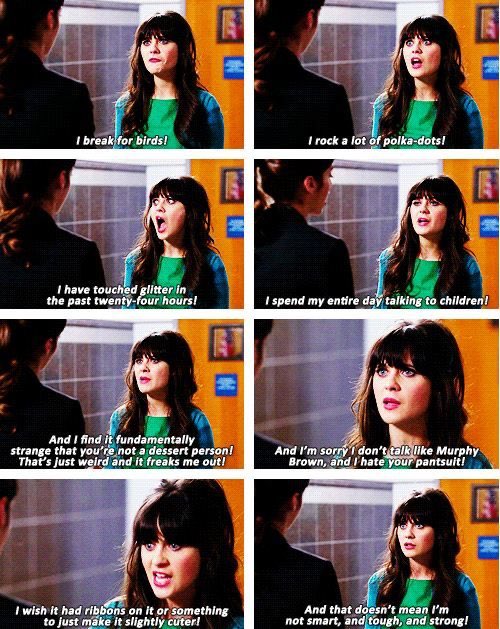 new girl characters & their possible zodiac signs ~ aquarius for jess 