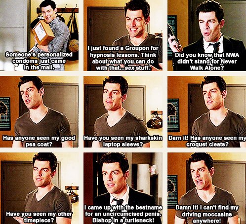 new girl characters & their possible zodiac signs ~ pisces for schmidt 