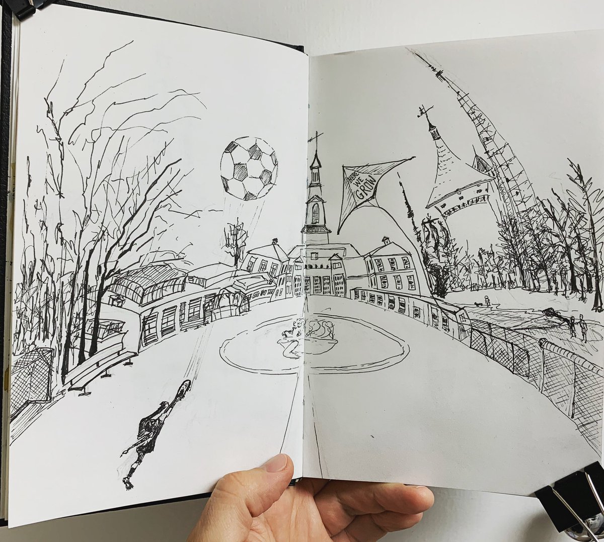 mpinto79's tweet photo. Alice Deal MS @DealVikings @alicedealmiddle @urbansketchers @thisisMadeinDC #sketch #sketchbook #watercolor #archivalink https://t.co/0WIAFkwyke