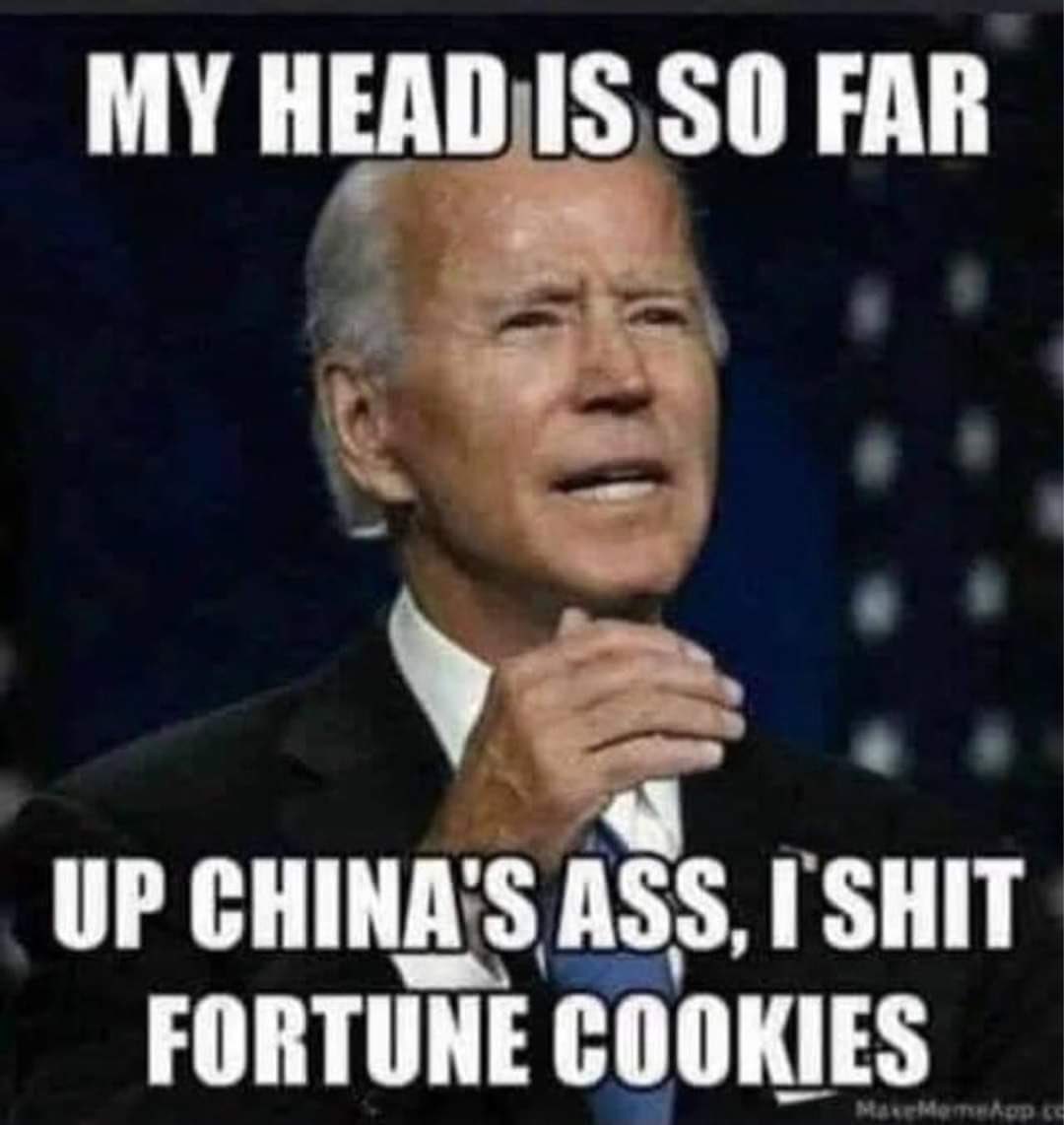 This election was stolen by the left and the Chinese asset he is taking office in a couple days! any questions? We need to really to stay focus, there’s another election in two years and we need to take the House and the Senate.