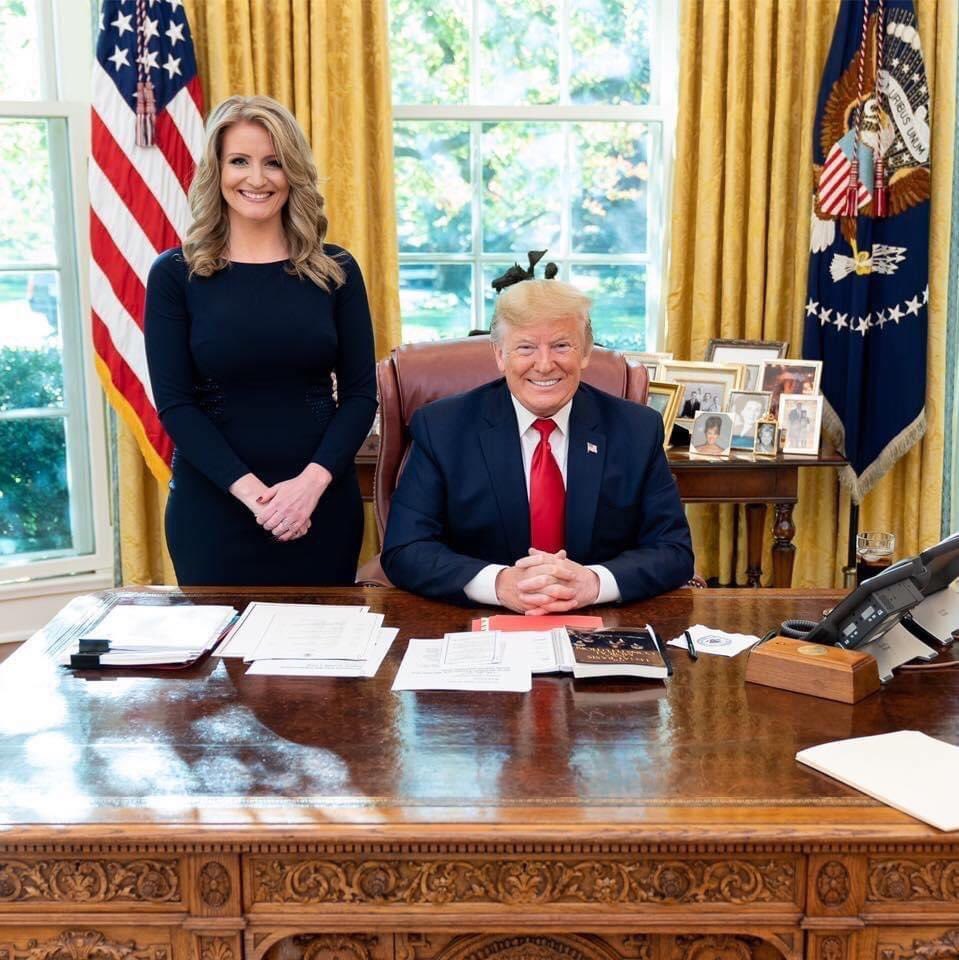 realJennaEllis's tweet photo. Proud of the accomplishments of the Trump Administration over the past 4 years!! Thank you, Mr. President! ❤️🇺🇸 https://t.co/ZJh6yicT2L