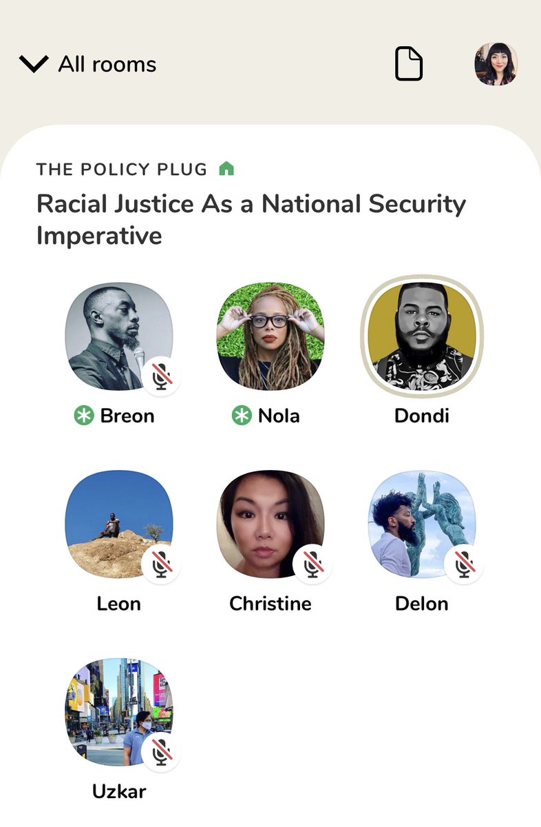eunicehwangbo's tweet photo. this is the best room i’ve found since joining @joinClubhouse last fall #thepolicyplug @dondiwest @nolahtheveil @RealDaniel24 @abookgiver https://t.co/VA3mkICR0i